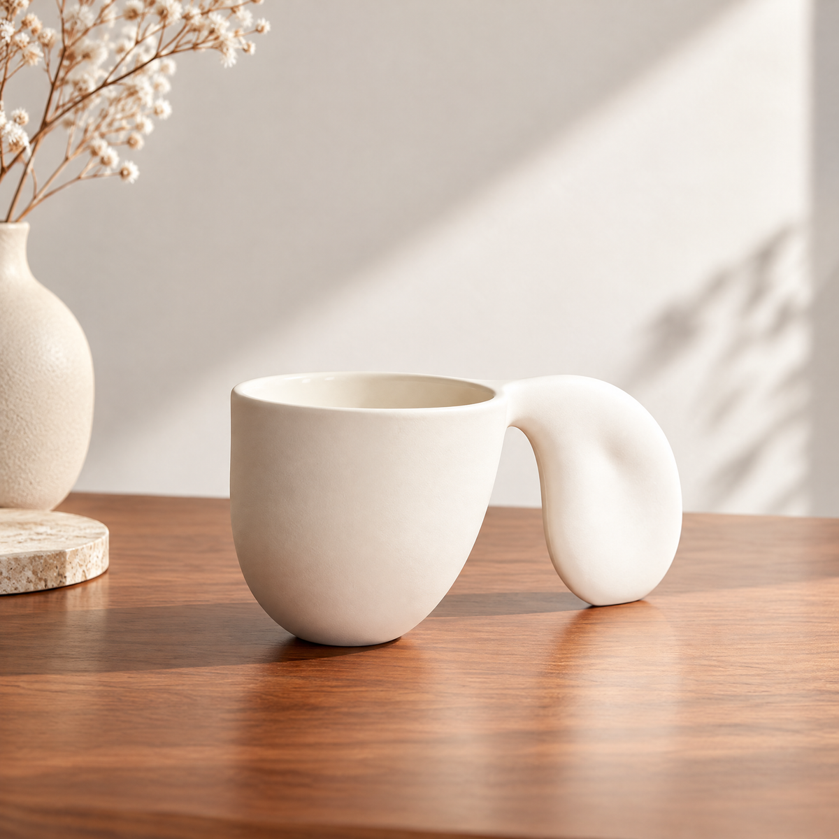 Ferovela™ Sculptural Arc Candlestick Holder