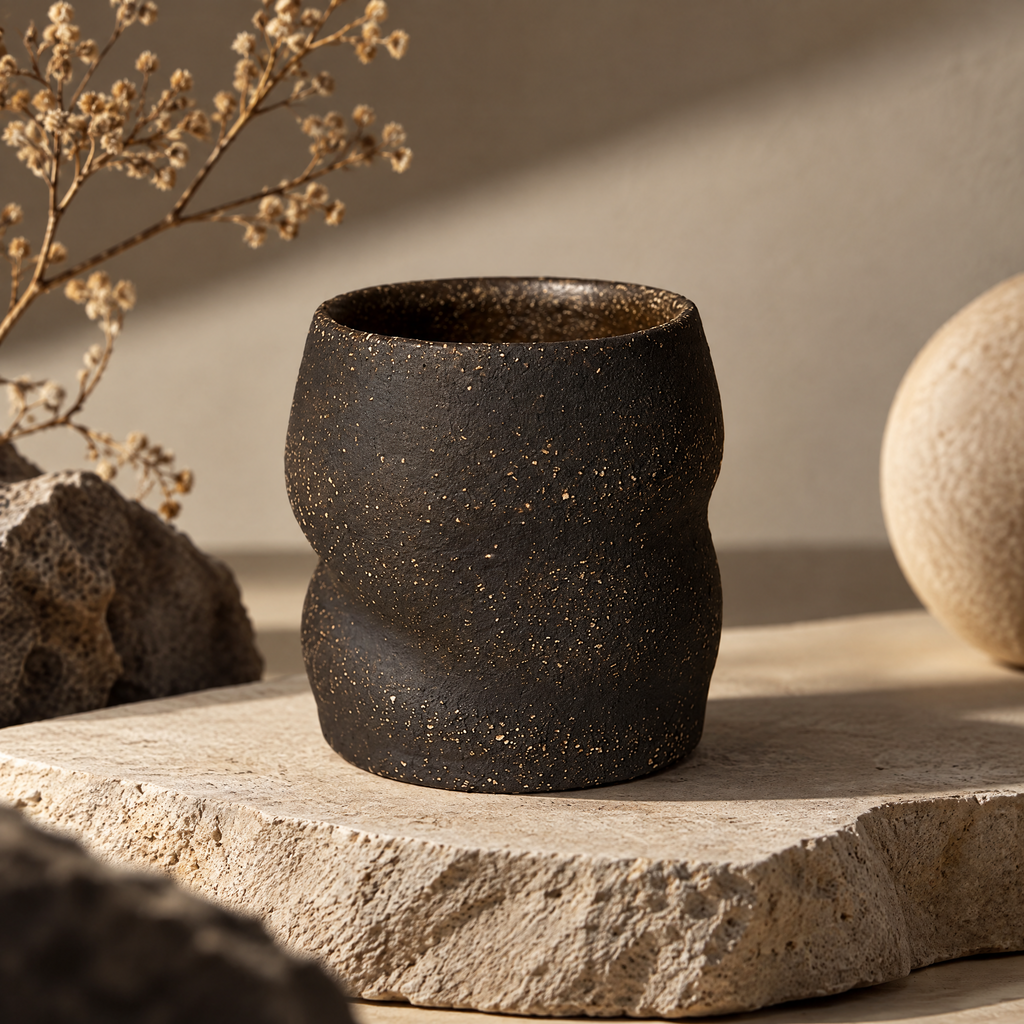 Ferovela™ Wabi-Sabi Speckled Ceramic Tumbler